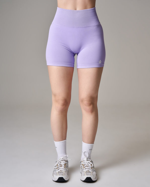 Glute game inseam shorts – Lilac