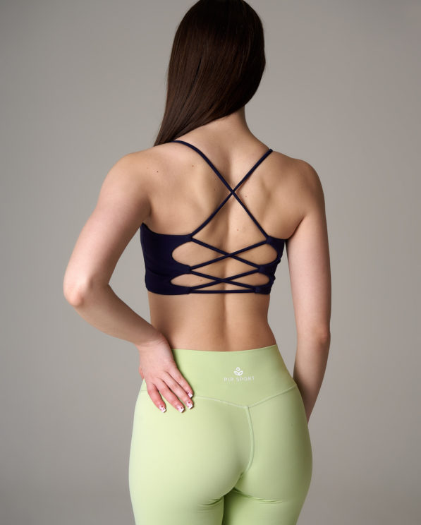 Active X Cross Bra – Midnight Blue