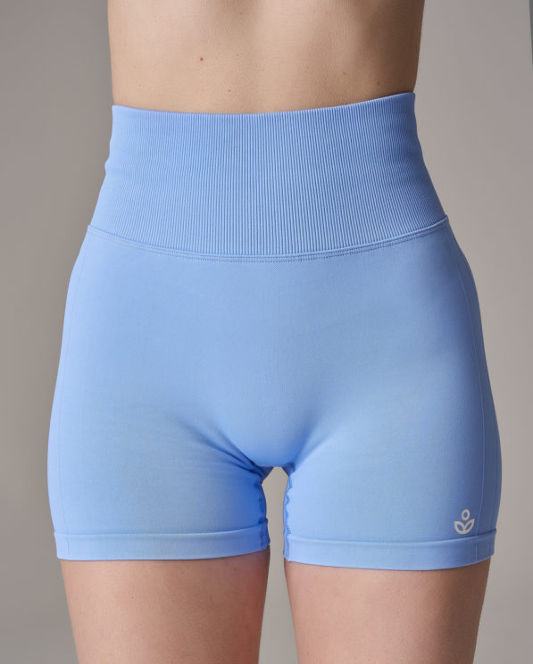 Glute game inseam shorts – Sky Blue